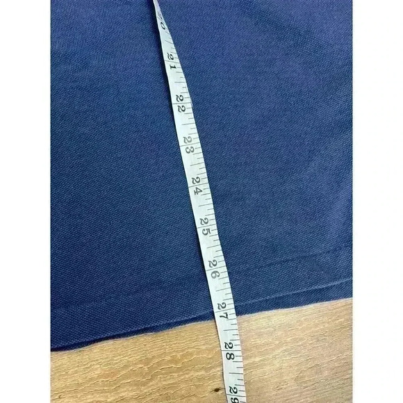 Polo Ralph Lauren Big Pony #3 Custom Slim Fit Polo Blue Rugby Short Sleeve XL - Picture 7 of 13